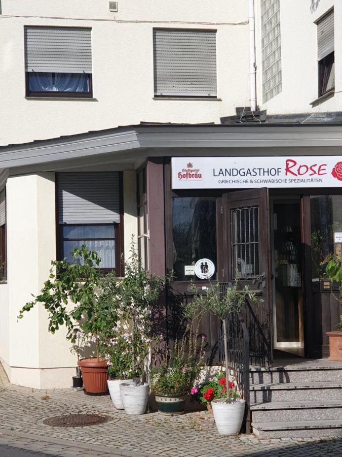 Landgasthof Rose Hotel Ditzingen Buitenkant foto