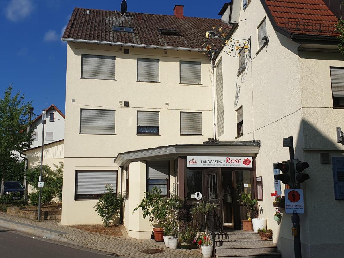 Landgasthof Rose Hotel Ditzingen Buitenkant foto