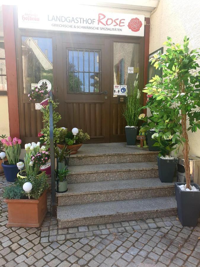 Landgasthof Rose Hotel Ditzingen Buitenkant foto
